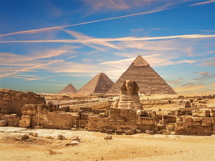 The Sphinx and the Piramids